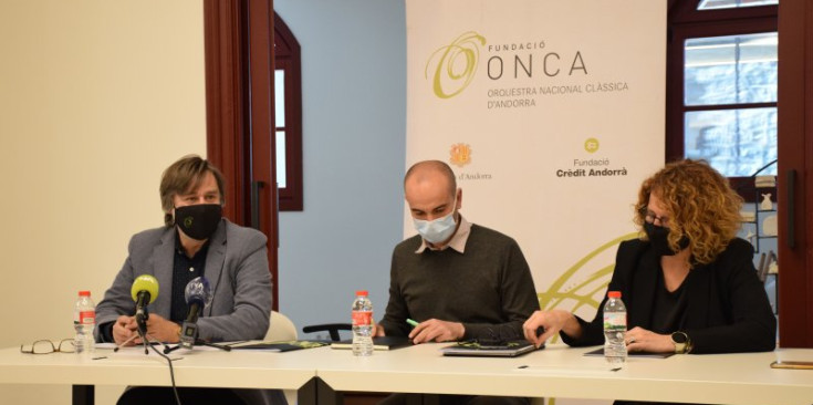 Un moment de la presentació de la 29a temporada de la Fundació ONCA.