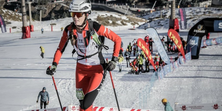 Una imatge del Campionat d'Espanya a Sierra Nevada.