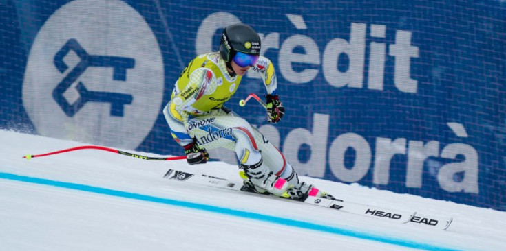 Cande Moreno a la prova de l’europeu.