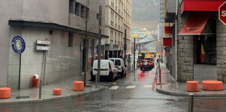 El carrer Ciutat de Sabadell d'Escaldes-Engordany.