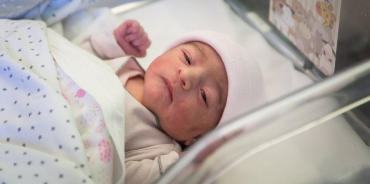Imatge d’arxiu d’un nadó acabat de néixer.