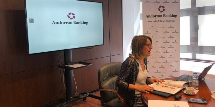 Imatge d'arxiu de la directora d'Andorra Banking, Esther Puigcercós.