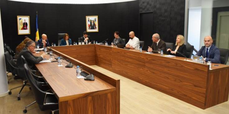 Un moment del Consell de Comú d’Escaldes-Engordany.