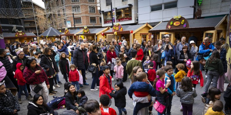 La inauguració del Xocofest, ahir a Andorra la Vella.