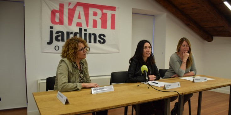 Un moment de la presentació d’Ordino Jardins d’Art, ahir.