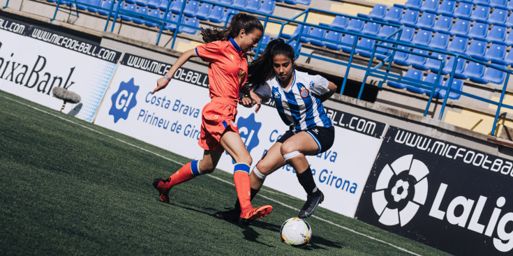 Un instant de l’Andorra-Espanyol.