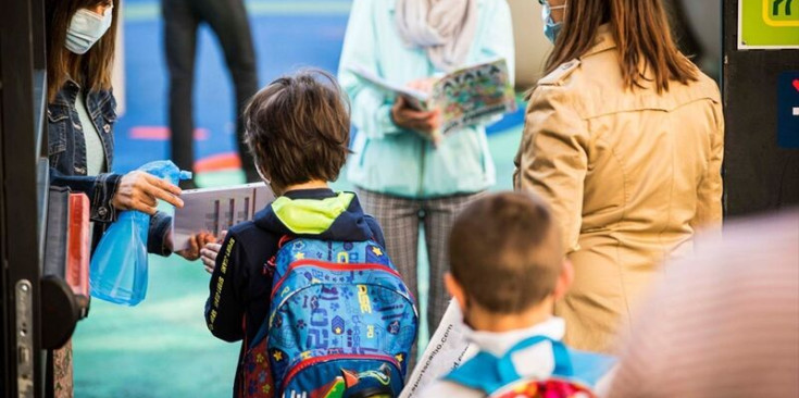 Infants d'una escola bressol d'Andorra la Vella.