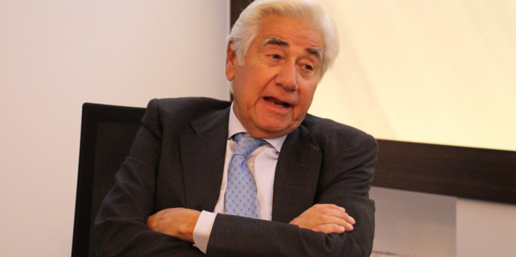 El president de l’Empresa Familiar Andorrana, Josep Maria Cases, ahir.