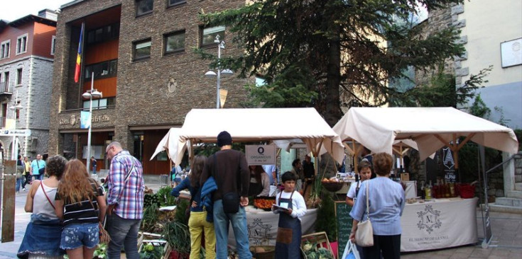 Imatge del Mercat de la Vall en un any anterior.