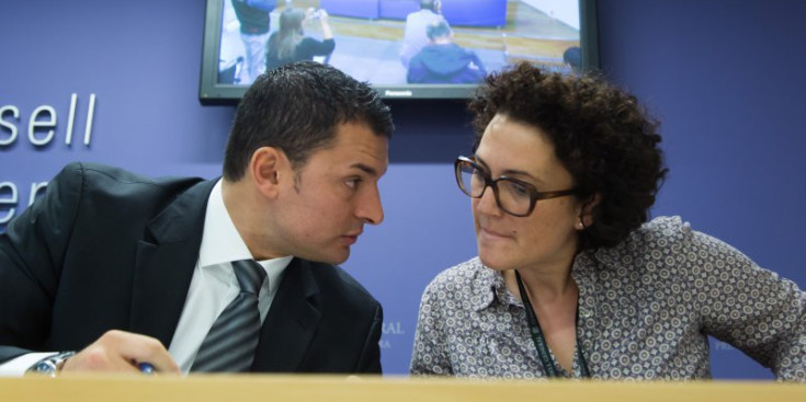 Jordi Gallardo i Judith Pallarés (Liberals), ahir al Consell General
