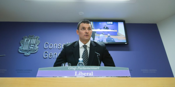 Jordi Gallardo, ahir al Consell General abans de la seva compareixença