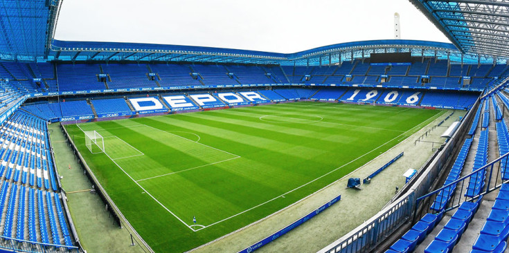 Una imatege de l'estadi de Riazor.