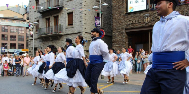 Una actuació de l’Esbart Dansaire d’Andorra la Vella.