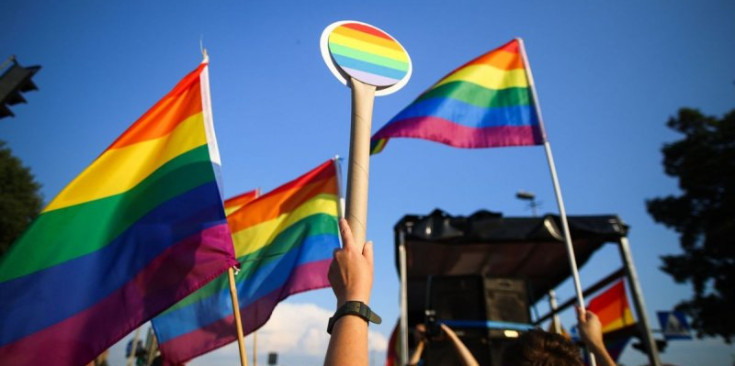 Una manifestació pels drets del col·lectiu LGTBI.