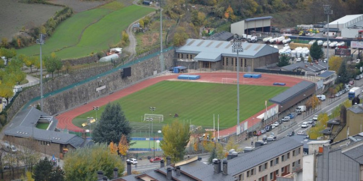 L'Estadi Comunal d'Andorra la Vella.