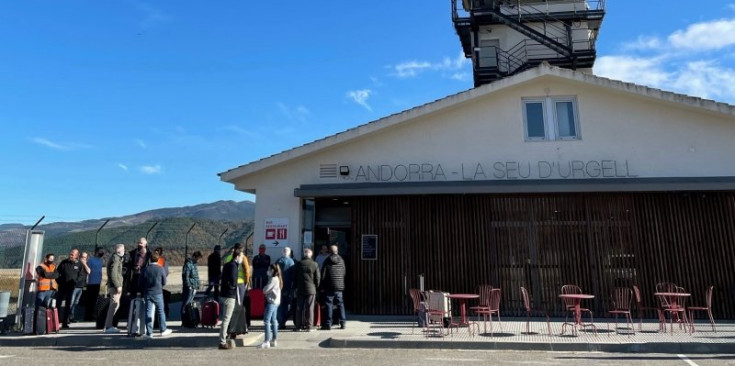 Imatge de l’aeroport de la Seu d’Urgell.