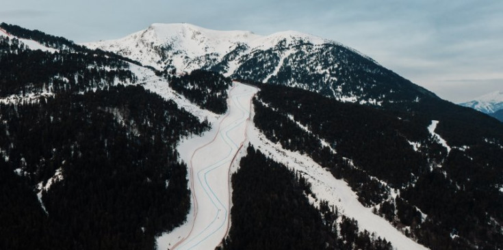 Una imatge de la pista Àliga de Grandvalira.