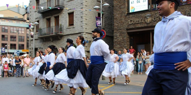 Imatge d'arxiu d'una actuació de l'Esbart Dansaire d'Andorra la Vella.