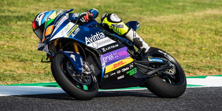 Cardelús als entrenaments de Mugello.