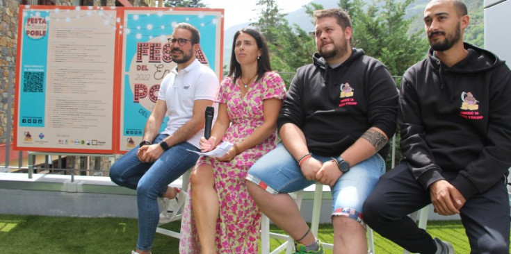 Un instant de la presentació de la festa del poble d’Encamp.