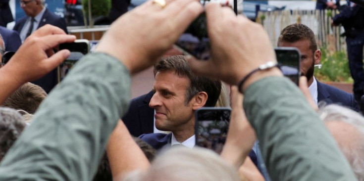 Una imatge d’Emmanuel Macron.