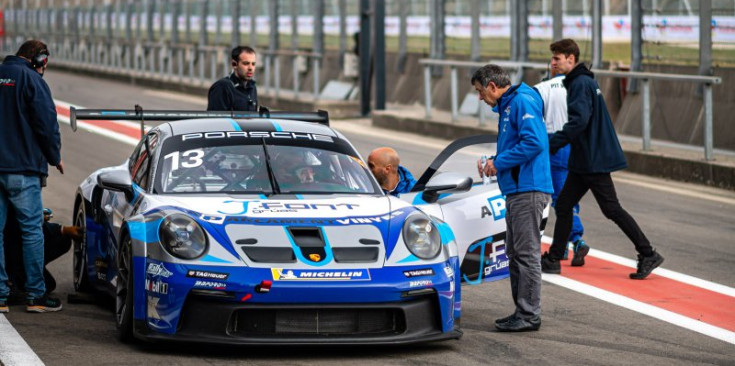 Vinyes, a Spa amb el Porsche.