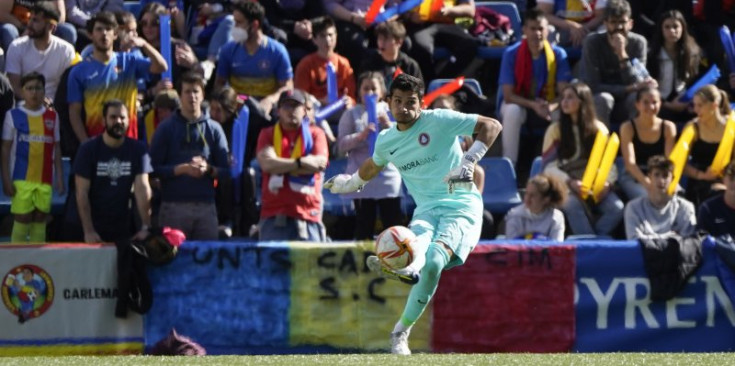 Ratti, durant un partit amb l’FC Andorra aquesta temporada.