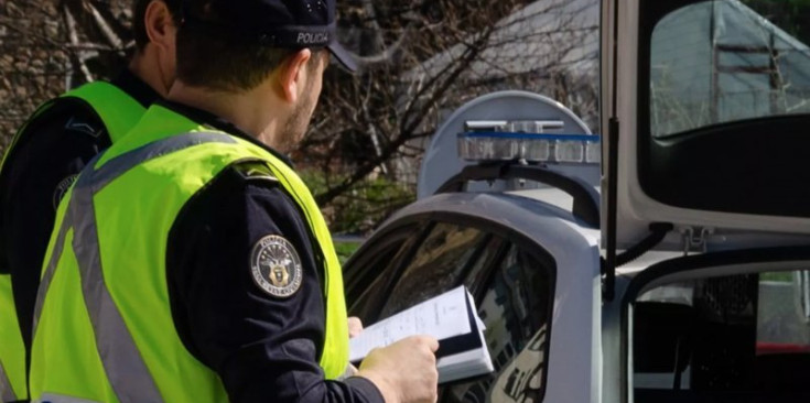 Un control de la policia.