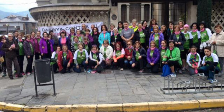 Caminada contra el càncer de mama a la Seu.