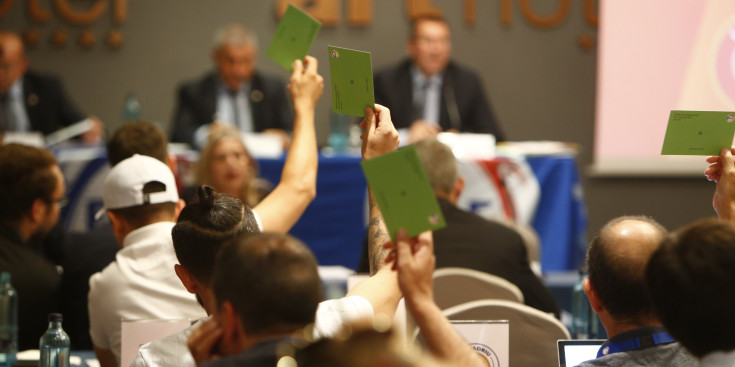 Un instant de l'Assemblea de la FAF.