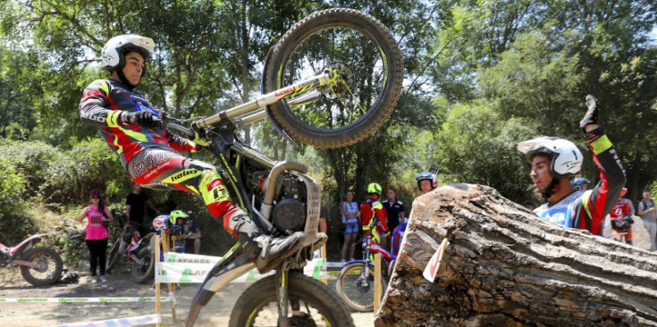 Vall, durant la jornada del Trial GP a Cahors (França).