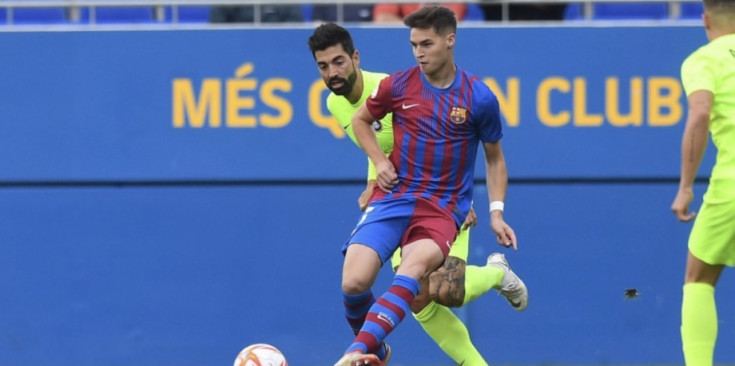 Mármol en un partit contra l'FC Andorra.