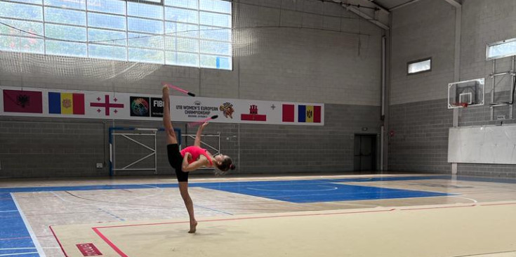 Miquel durant un dels últims entrenaments abans del Mundial.