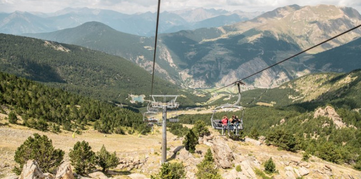 La zona de les Portelles de Grandvalira.