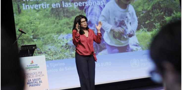 Una de les intervencions d’ahir, en el marc de la taula rodona celebrada a la Massana.