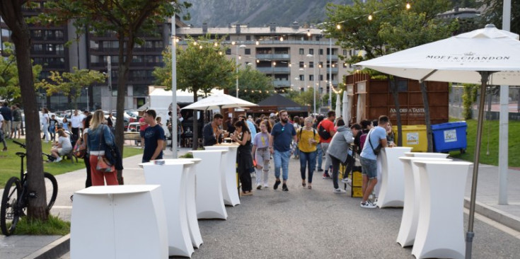 L’ambient a l’Andorra Taste Popular el darrer dia d’obertura.