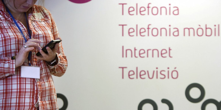 Un usuair d'Andorra Telecom.