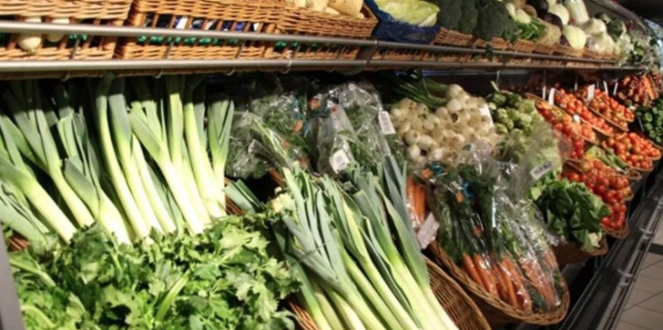 Productes d'alimentació en un supermercat.