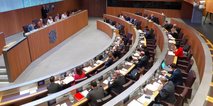 Imatge de la sessió ordinària del Consell General que es va celebrar ahir.