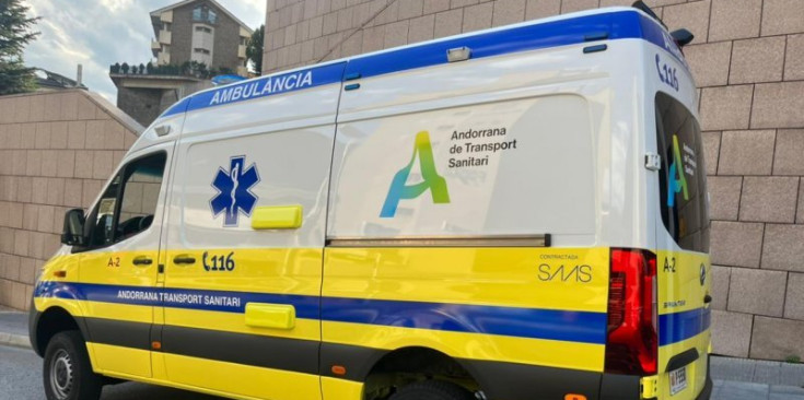 Imatge d’una ambulància.