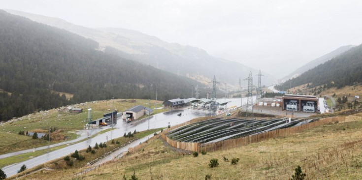 Una imatge d’arxiu del parc fotovoltaic de Grau Roig.