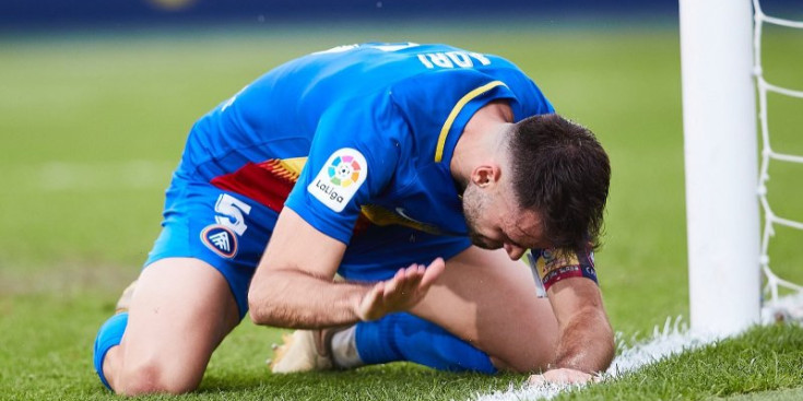 Un moment del partit entre l'FC Andorra i el Vila-real B.