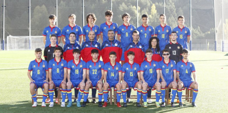 La selecció sub-17.