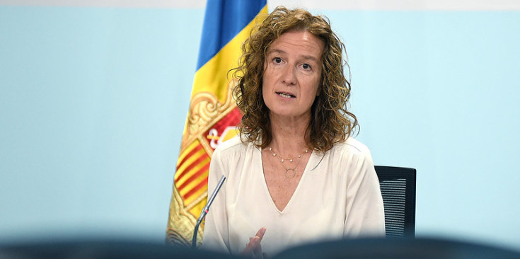 La ministra de Medi Ambient, Agricultura i Sostenibilitat, Sílvia Calvó, en un moment de la seva compareixença.