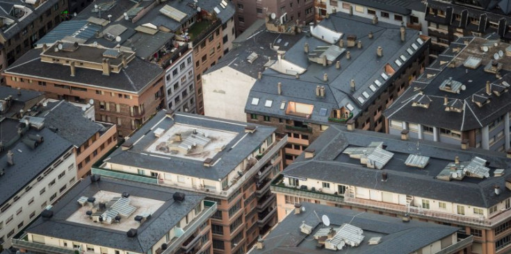 Una imatge d’arxiu de la vista general d’uns edificis de la vall central.