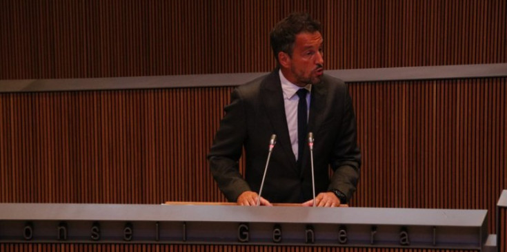 El president del Grup Parlamentari Socialdemòcrata, Pere López.
