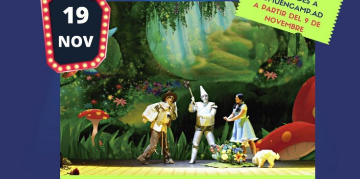 El cartell del musical ‘El Meravellós Mag d’Oz’.