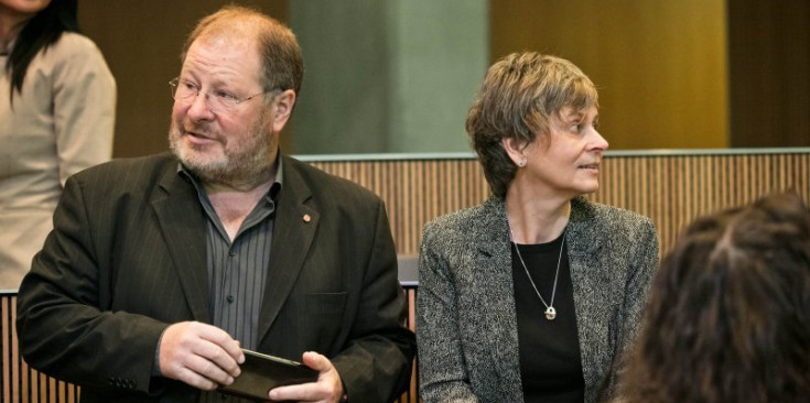 El consellers general del PS, Jordi Font i Susanna Vela.