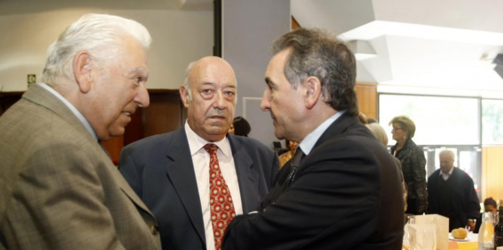 Imatge d'arxiu de Pere Canturri, Lluís Montanya i Jaume Bartumeu, l'any 2009.