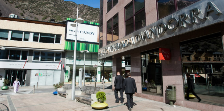 Façana d'una de les oficines de la BPA, a Andorra la Vella.